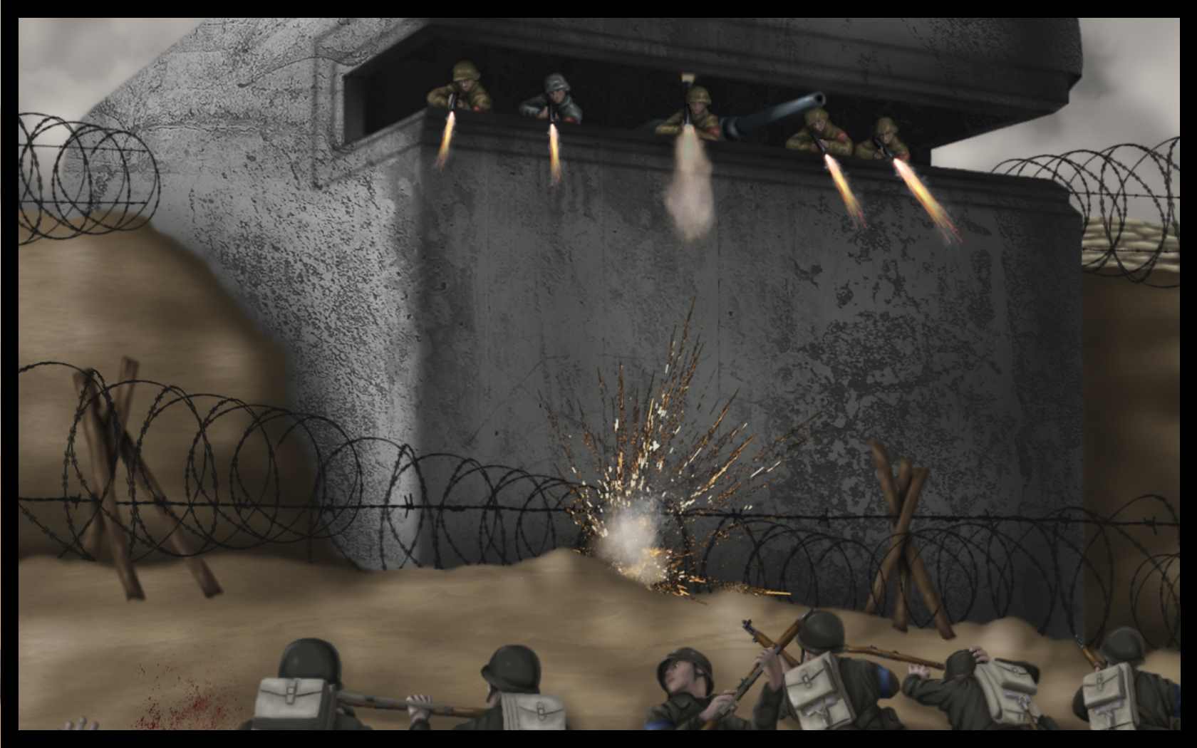 Assault on a bunker